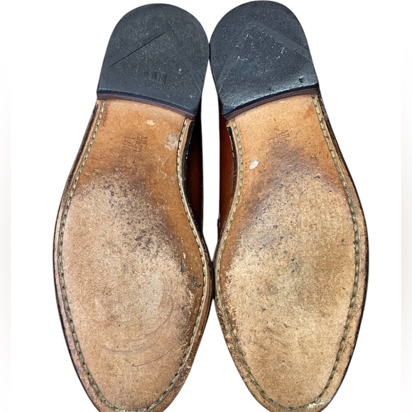 Allen Edmonds Maxfield Tassel Loafers Men's 8.5 D Brown Leather Slip On Shoes - Picture 9 of 13